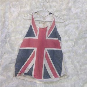 open back cream tank top